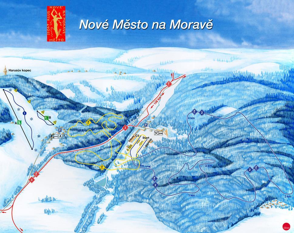 Ubytovani U Kaplicky Nove Mesto na Morave Bagian luar foto